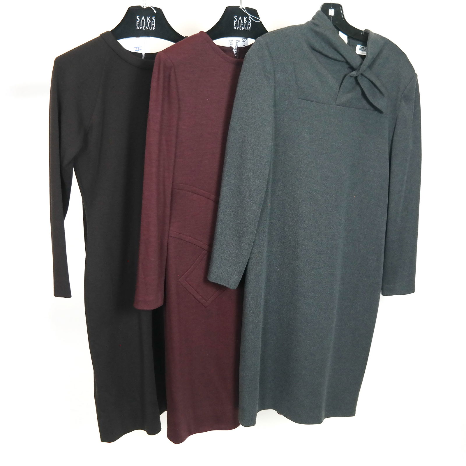 3 Bill Blass Wool Dresses (1 of 10)