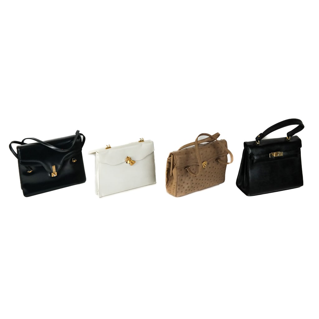 Four Leather Handbags (1 of 10)