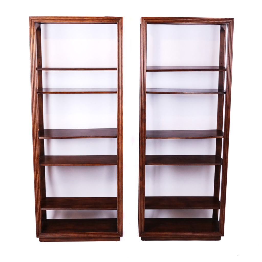 Pair of Multi-Tiered Oak Etageres (1 of 7)