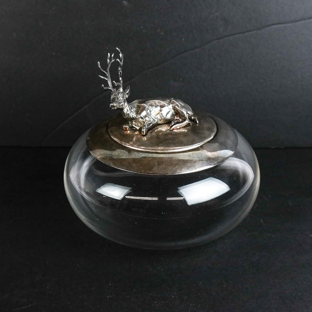 Christian Dior Silver Plate Mounted Covered Bowl (1 of 14)
