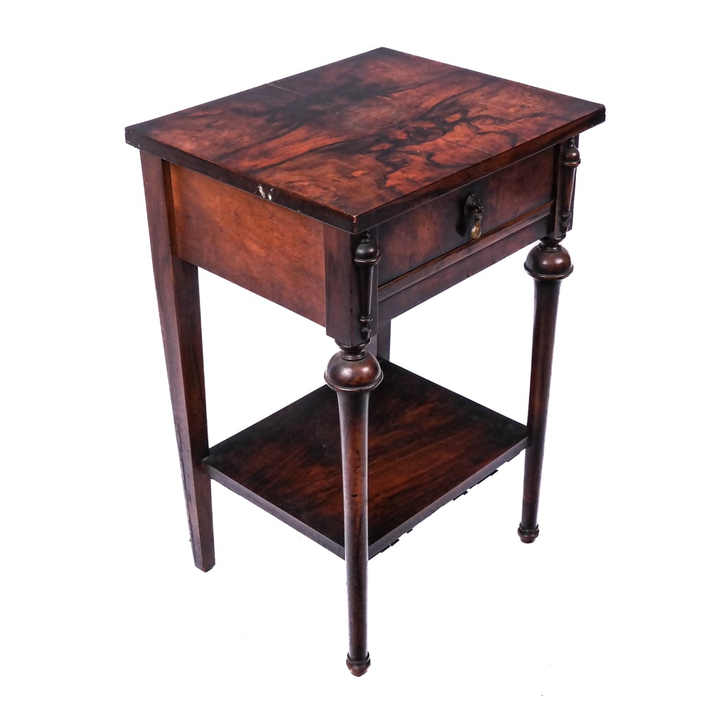 Baroque-Style Walnut Work Table (1 of 7)