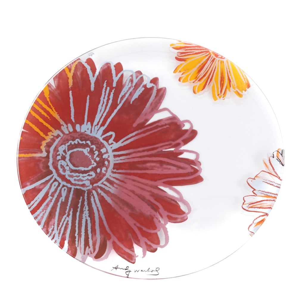 Rosenthal Andy Warhol Glass Pop Art Charger (1 of 7)