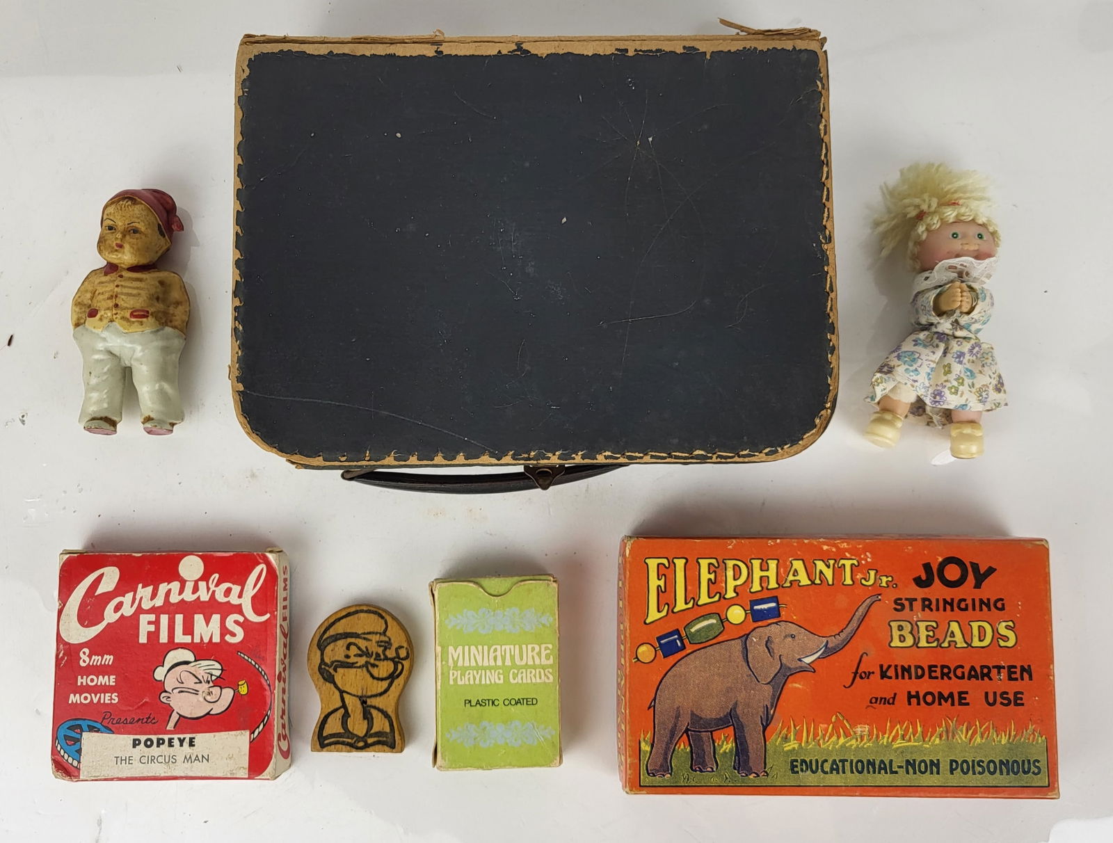 Antique Children's Lunchbox and Toys (1 of 8)