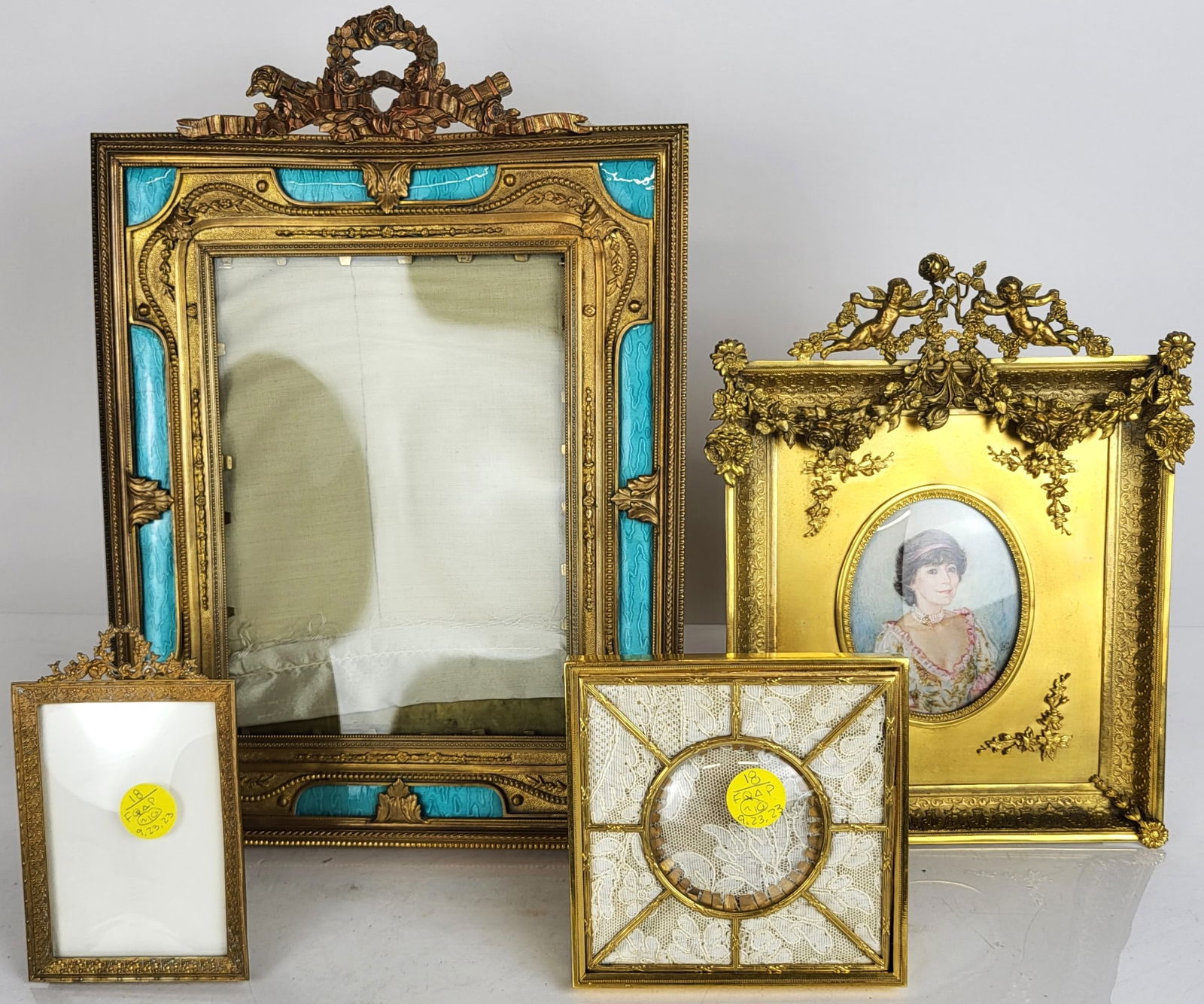 Neoclassical-Style Gilt Metal Frames (4) (1 of 18)