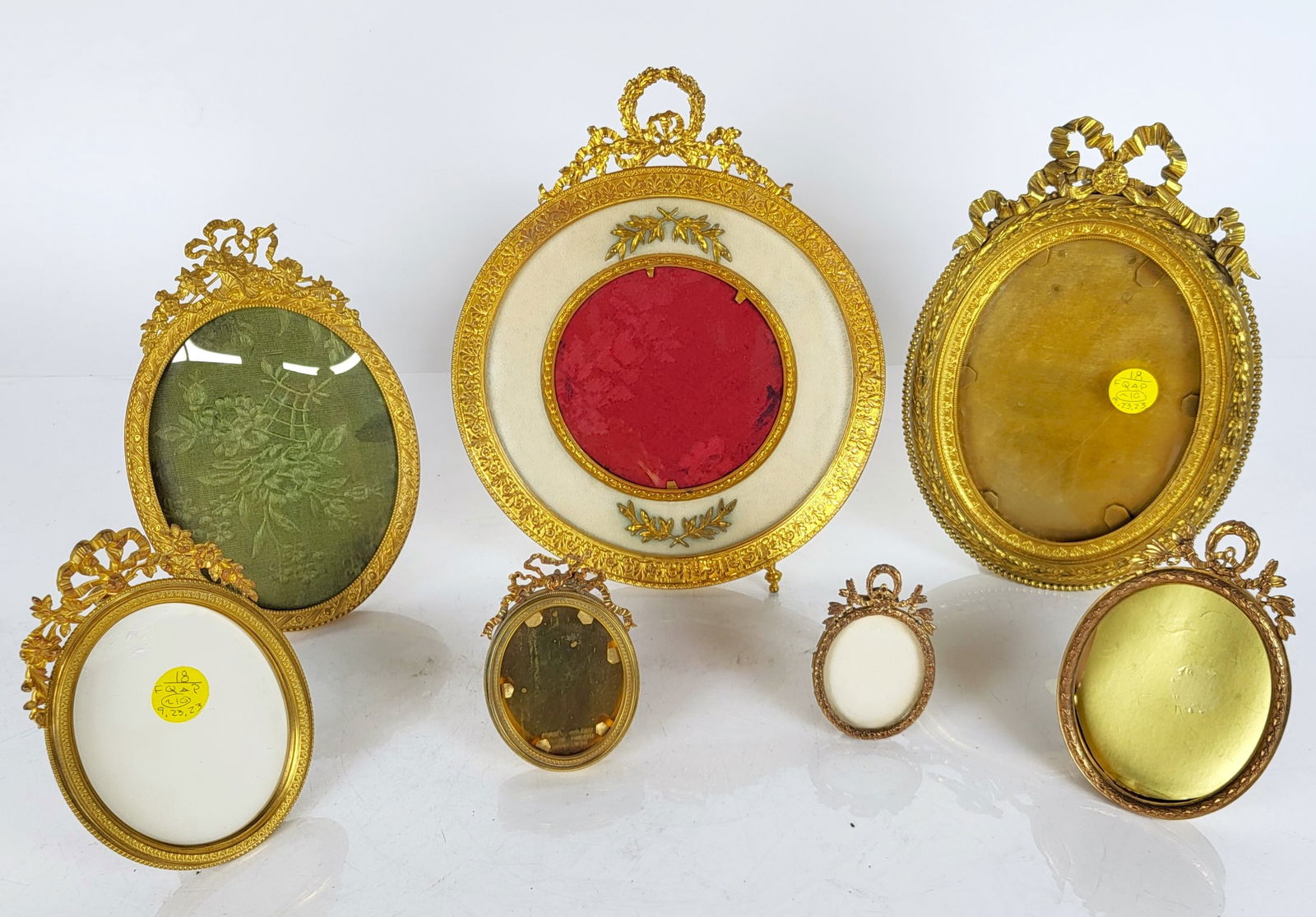 Neoclassical-Style Gilt Metal Frames (7) (1 of 19)