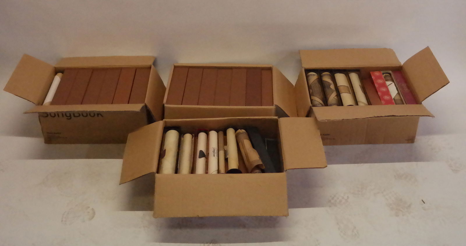 Large Assembled Group of Player Piano Rolls (1 of 7)