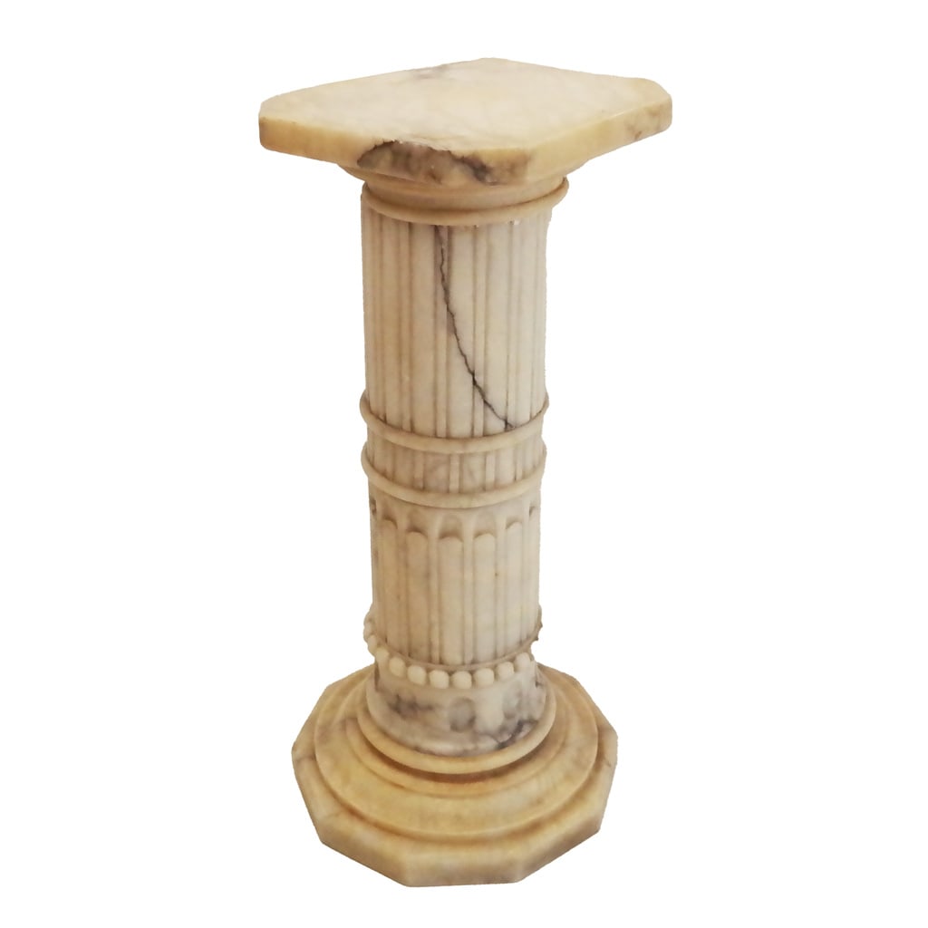 Neoclassical-Style Marble Pedestal (1 of 10)