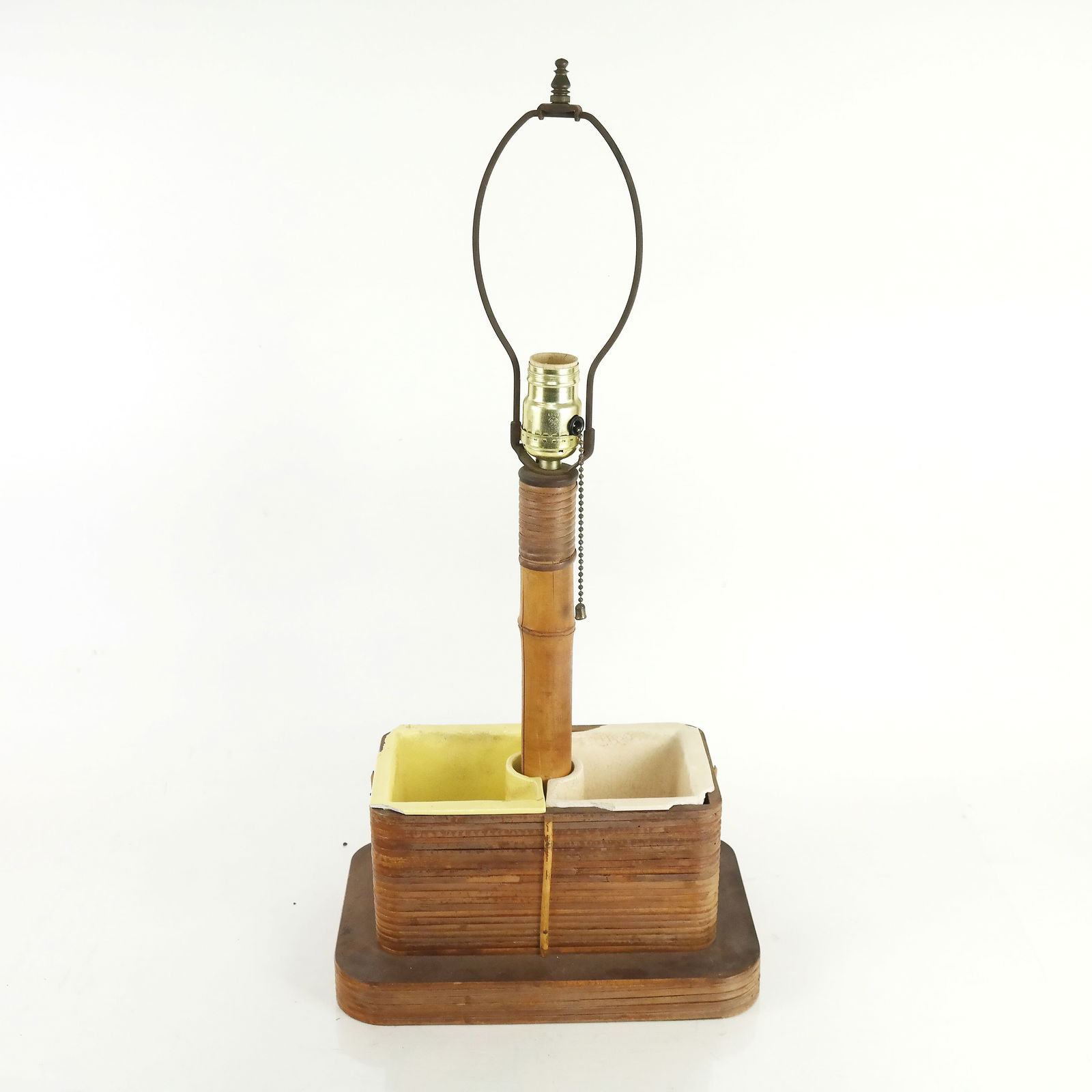 Mid-Century Bamboo Table Lamp (1 of 9)