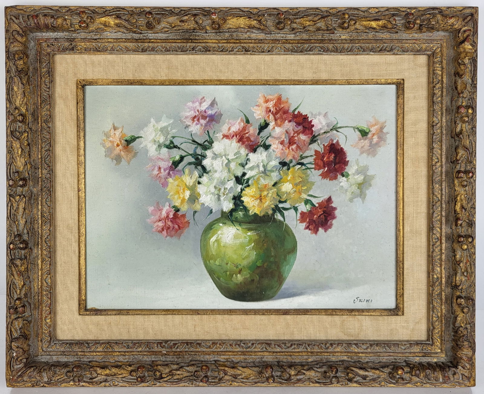 Seiki KURODA: Still Life With Vase and Flowers (1 of 10)