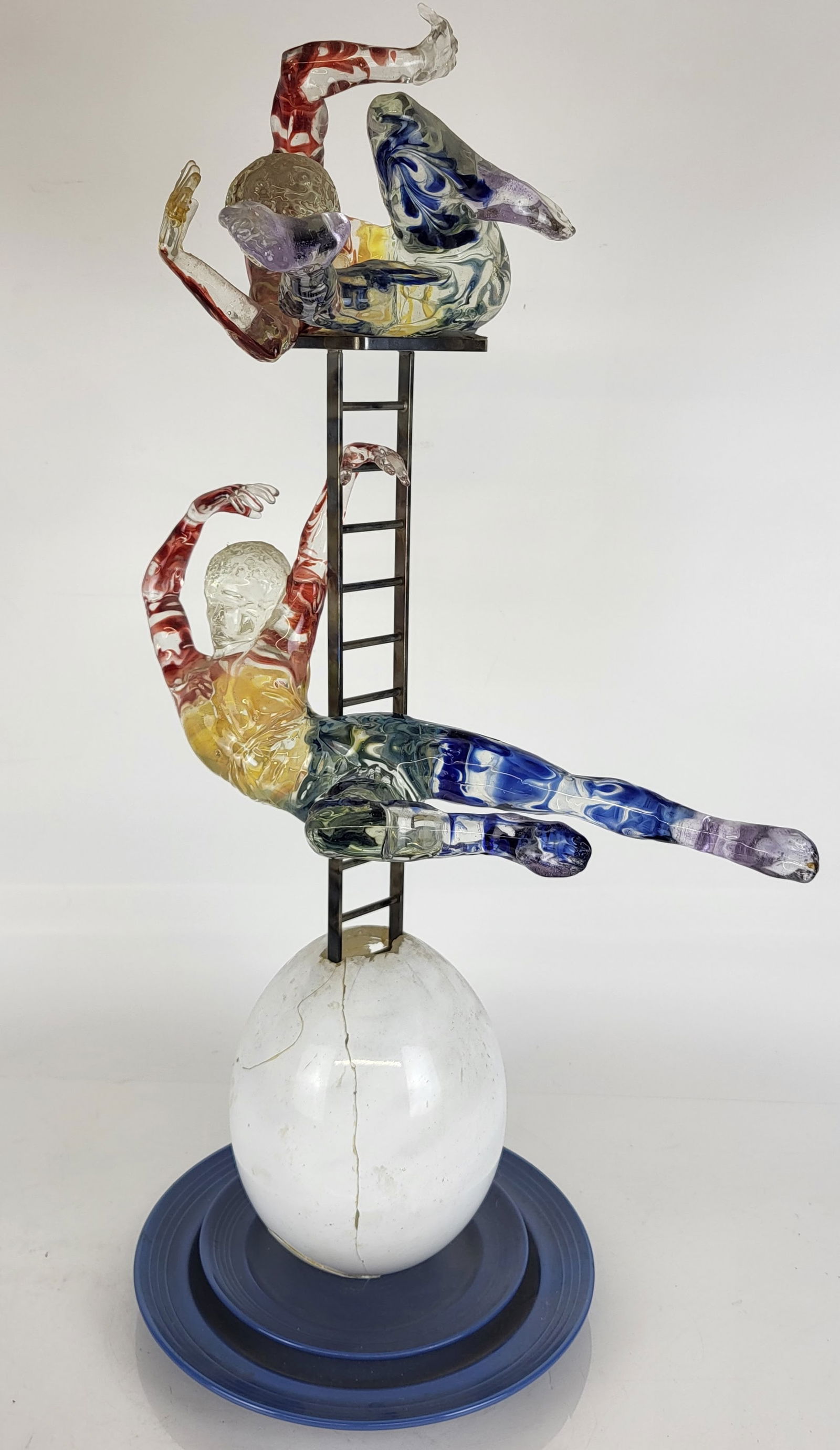 Contemporary Murano Art Glass Sculpture of Acrobat (1 of 12)