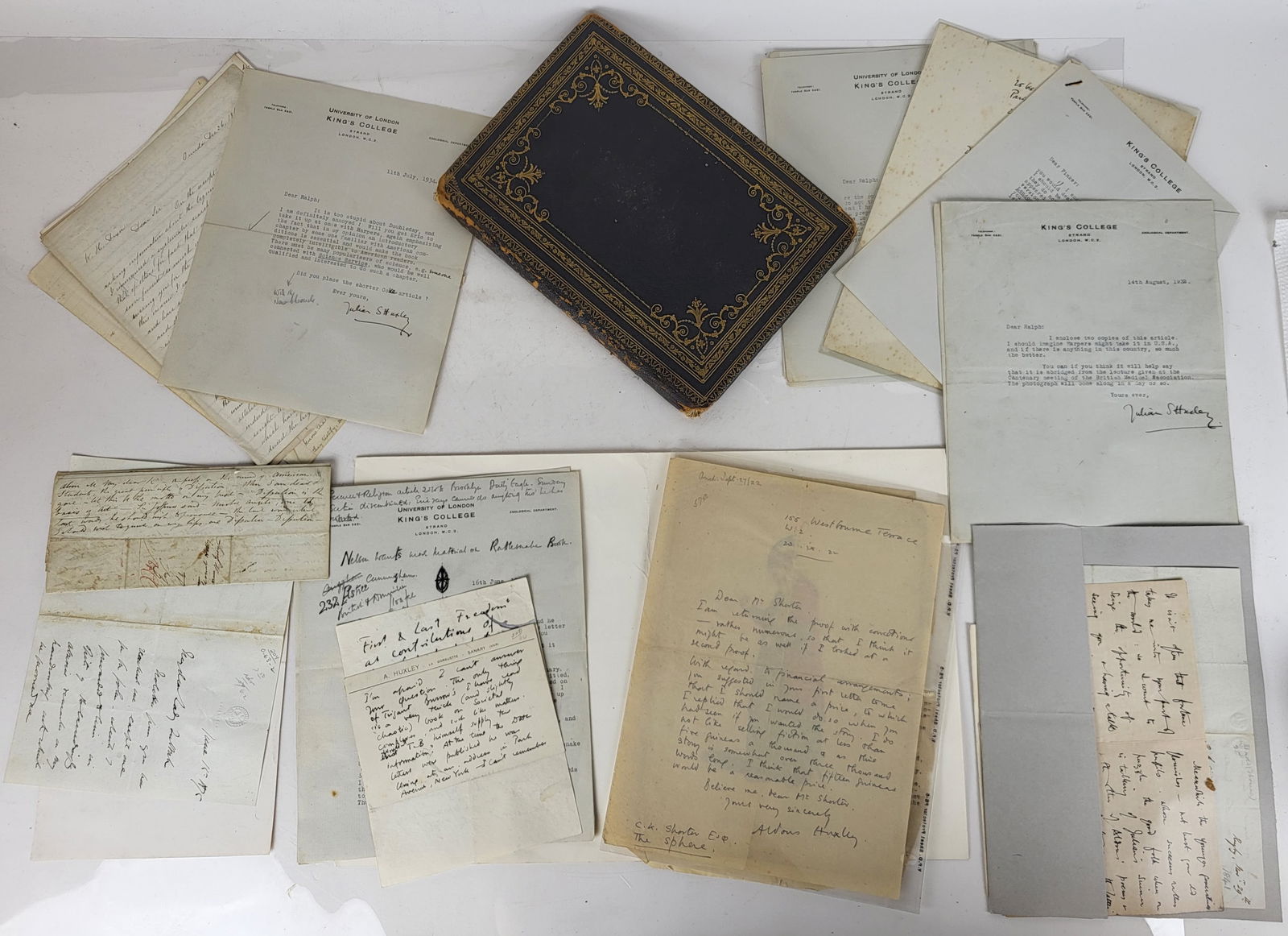 Aldous & Julian Huxley: Group of Printed Materials (1 of 14)