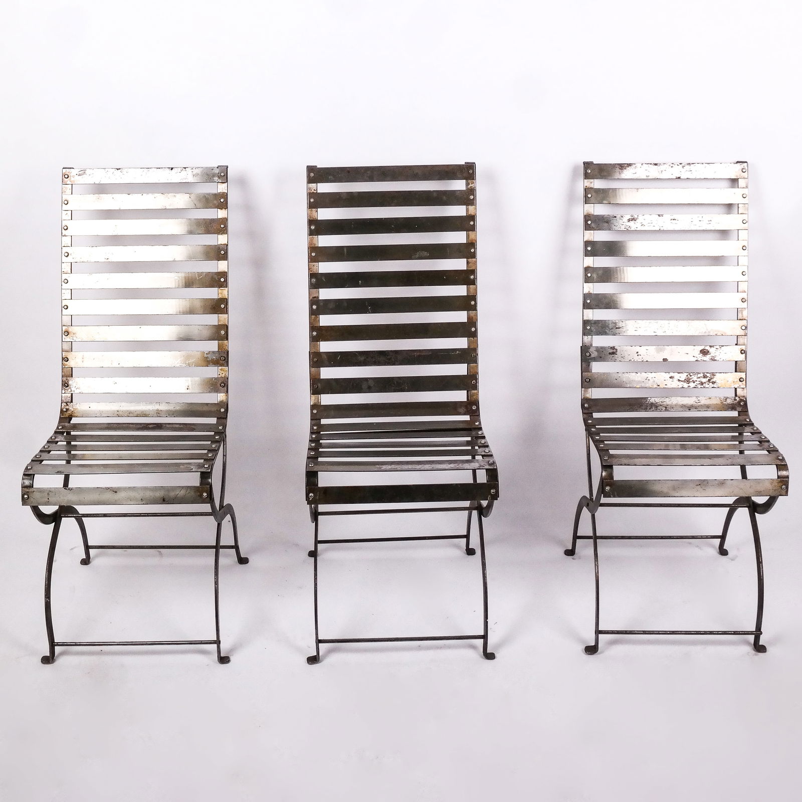 Three Industrial Design Steel Side Chairs (1 of 6)