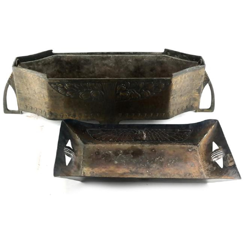 Two Art Deco Hammered Vessels (1 of 7)