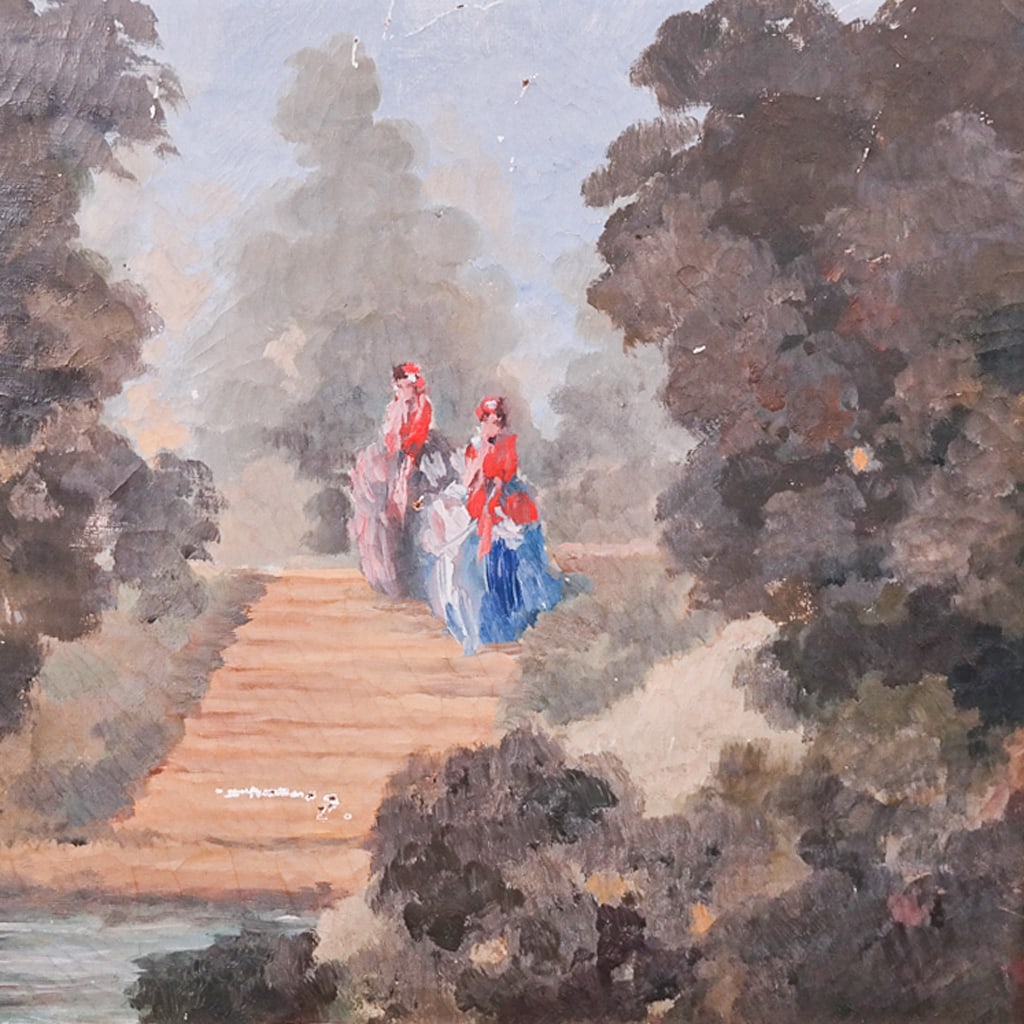 Impressionist Landscape with Women in Park (1 of 10)