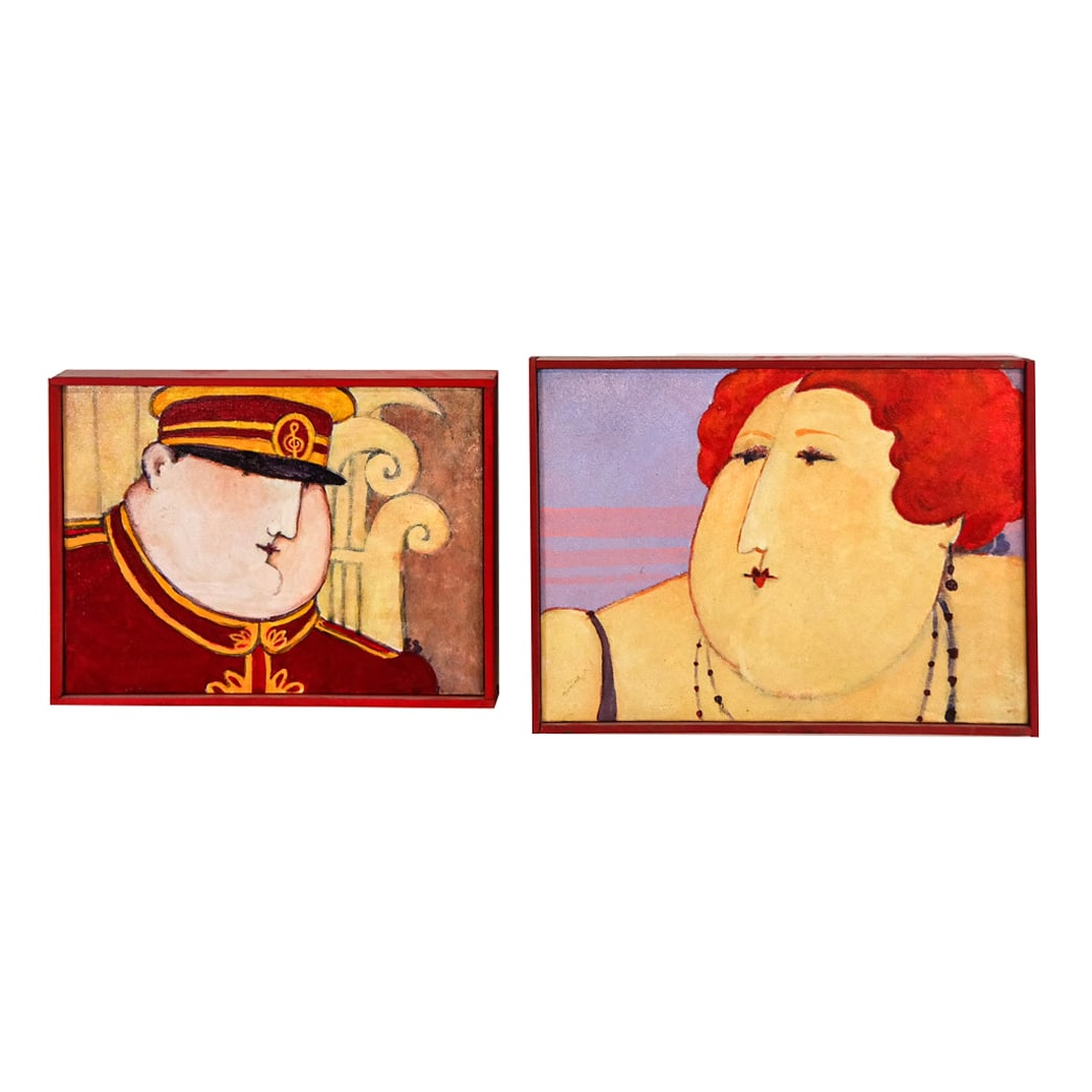 Stephen H. BOOKER: Two Acrylic Works (1 of 10)