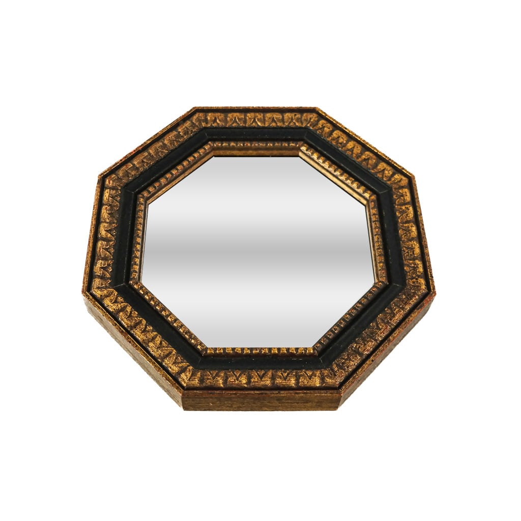 Small Dutch Baroque-Style Giltwood Mirror (1 of 5)