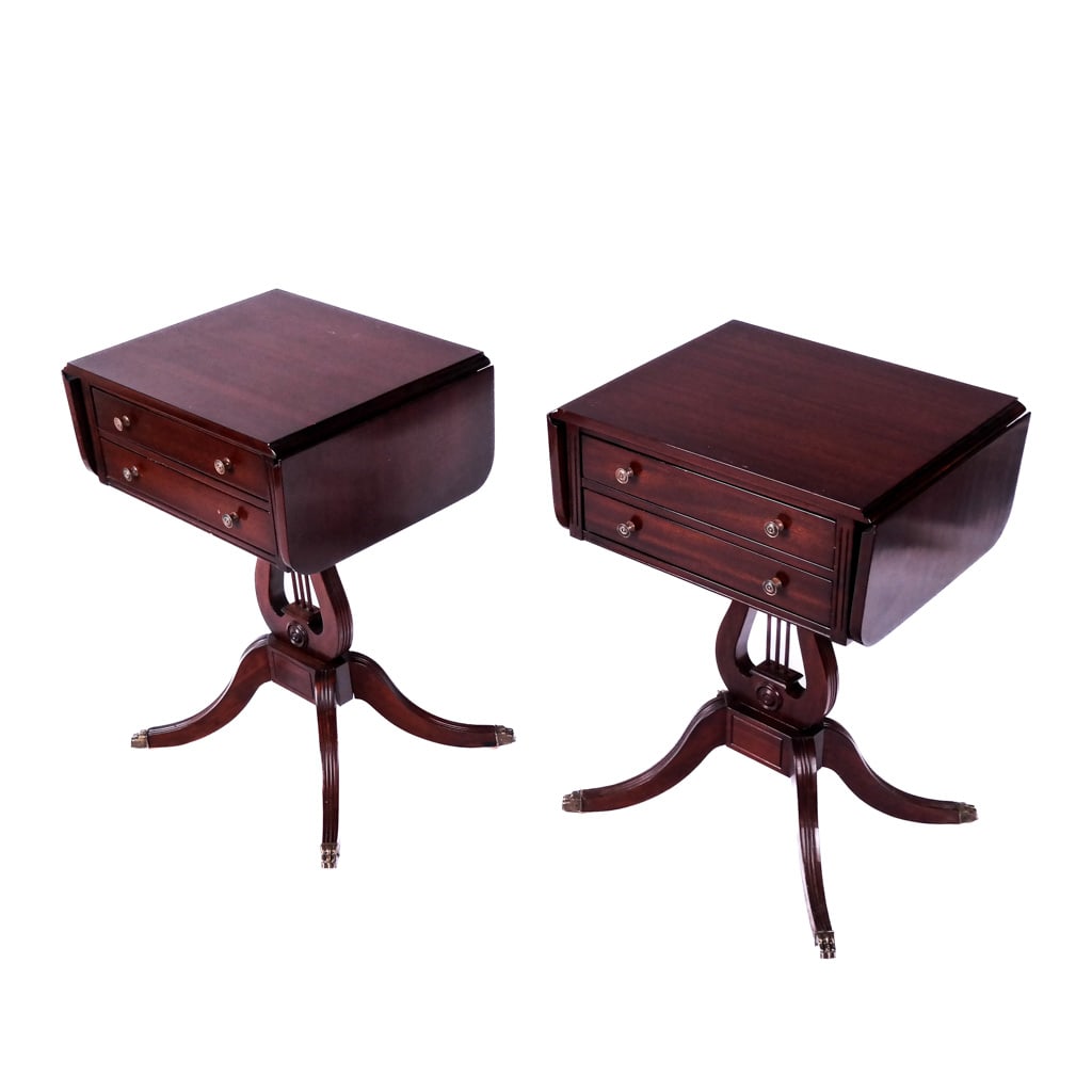 Hathaway's Pair of Lyre End Stands (1 of 10)