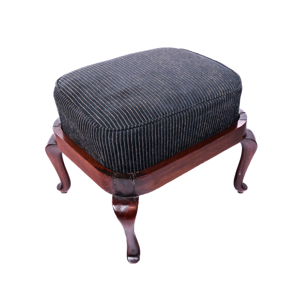 Queen Anne-Style Ottoman/Stool (1 of 6)