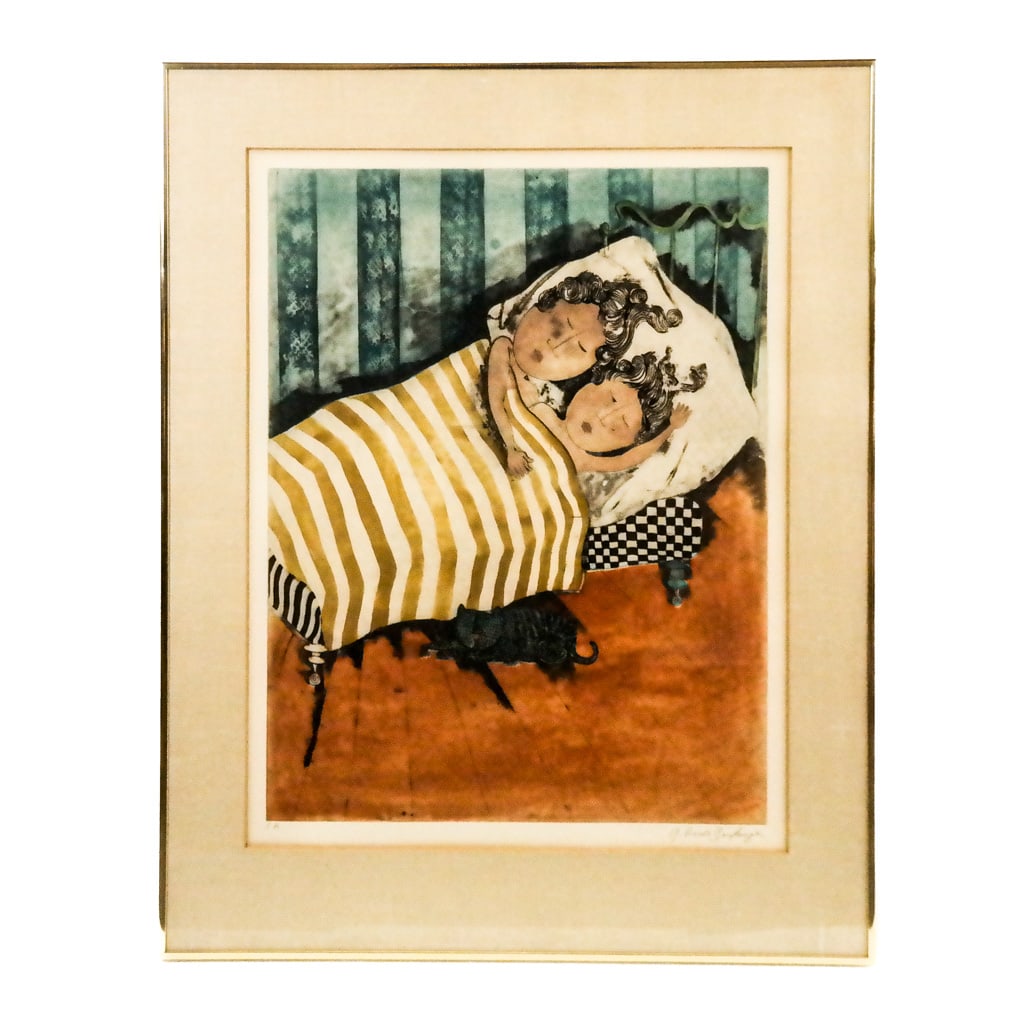 Graciela R. BOULANGER: Figures in Bed - Print (1 of 12)