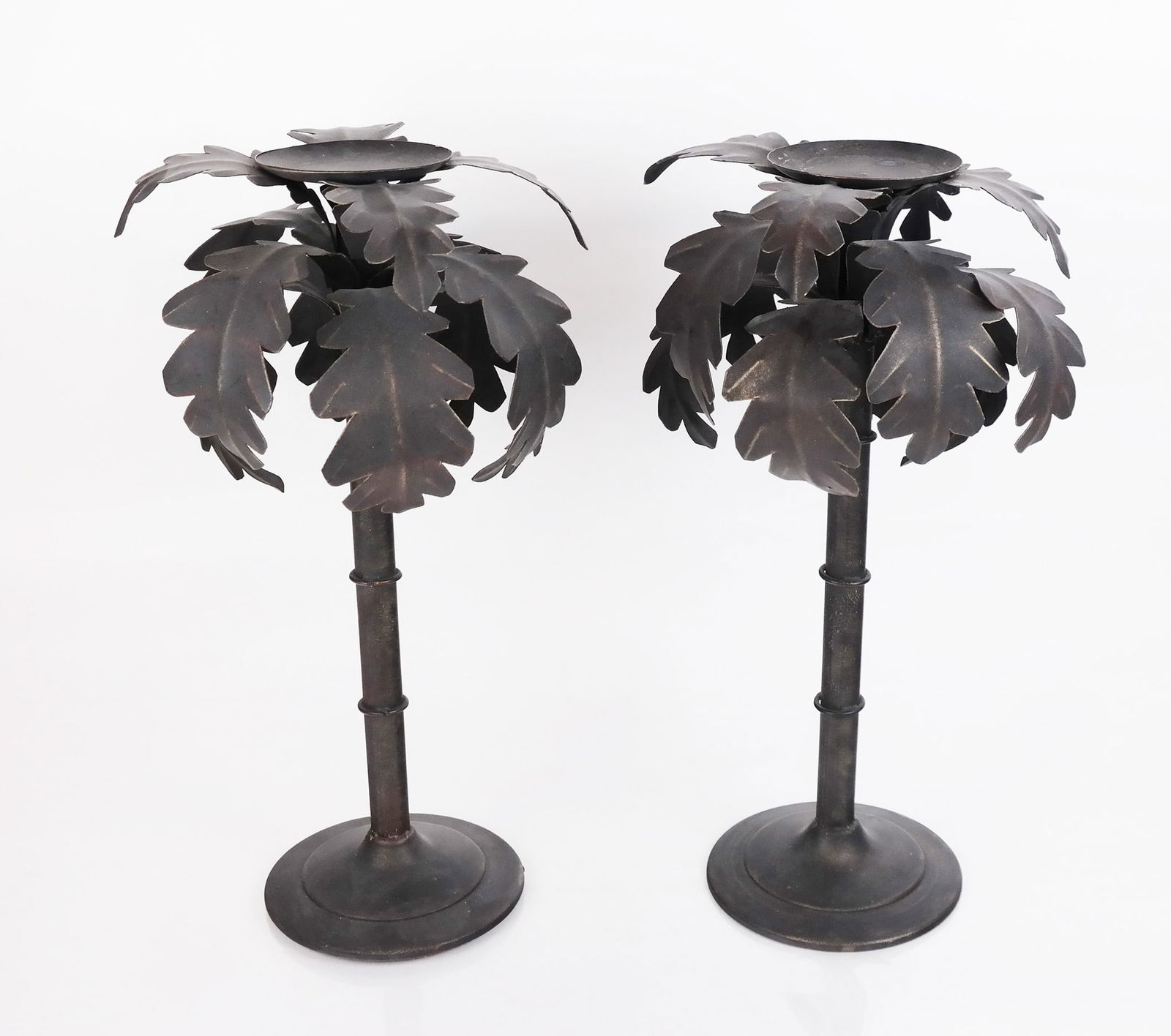 Hollywood Regency-Style Tole Candle Stands (1 of 5)