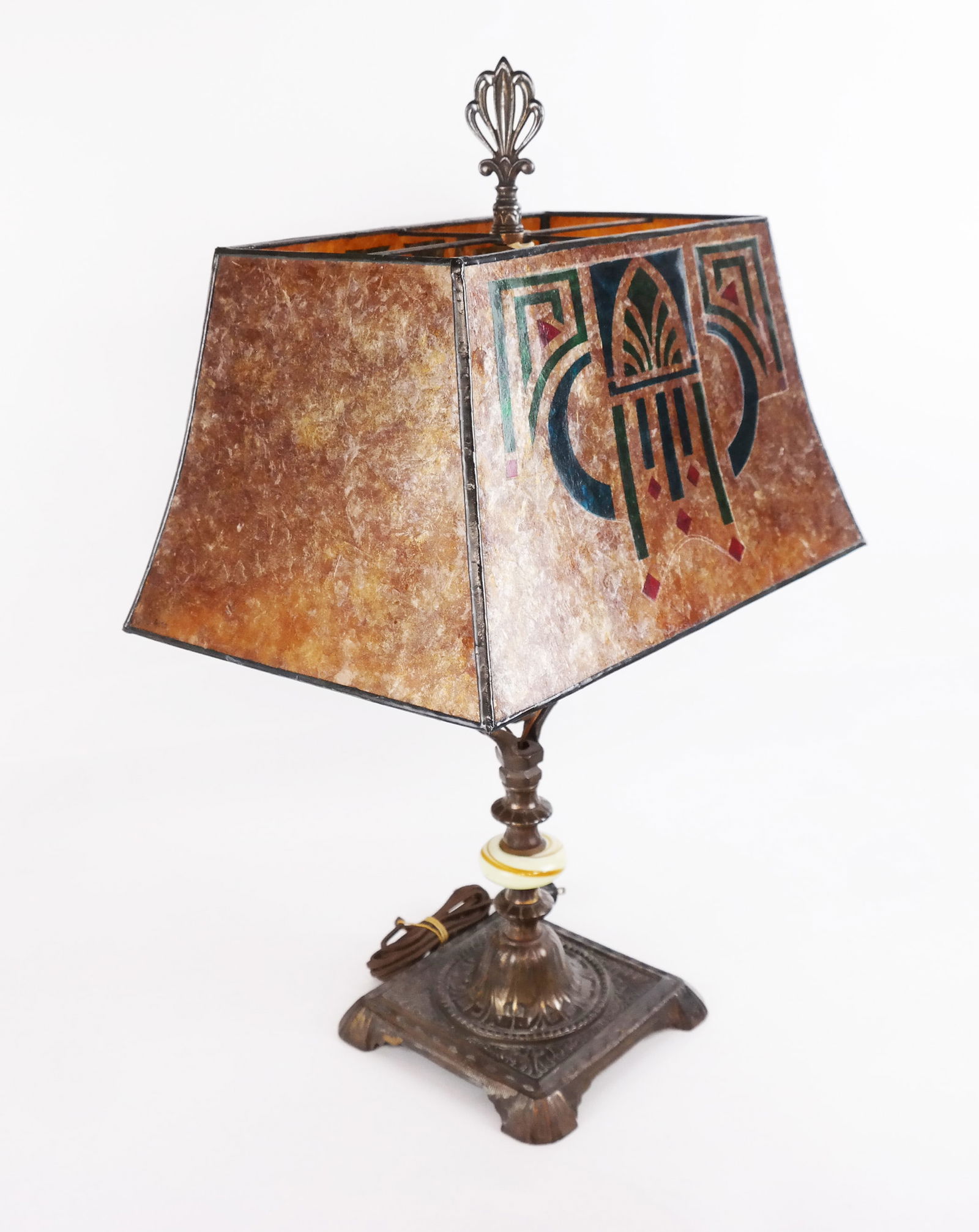 Arts & Crafts Bronze Table Lamp (1 of 10)