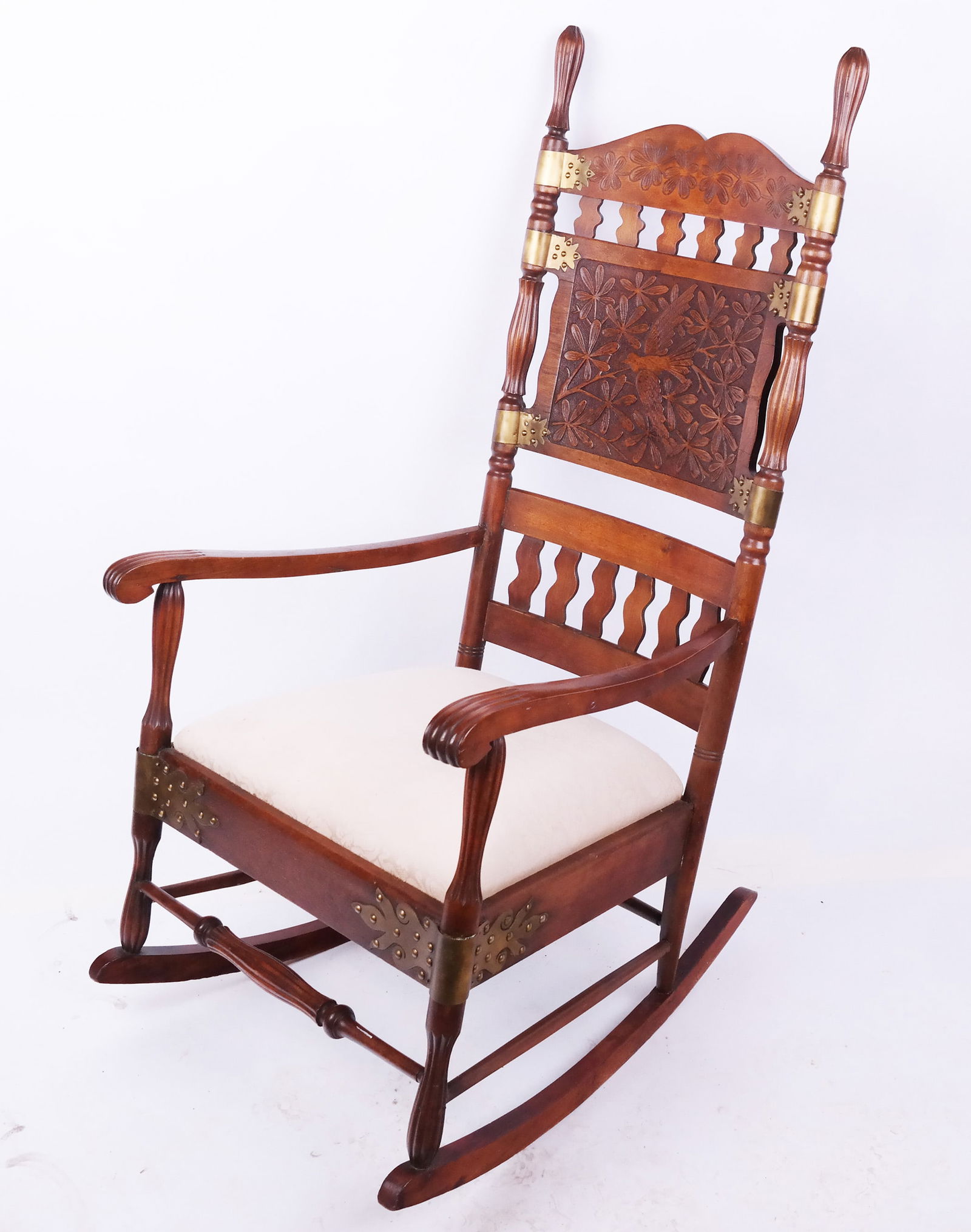 Arts & Crafts Aesthetic Rocking Chair (1 of 8)