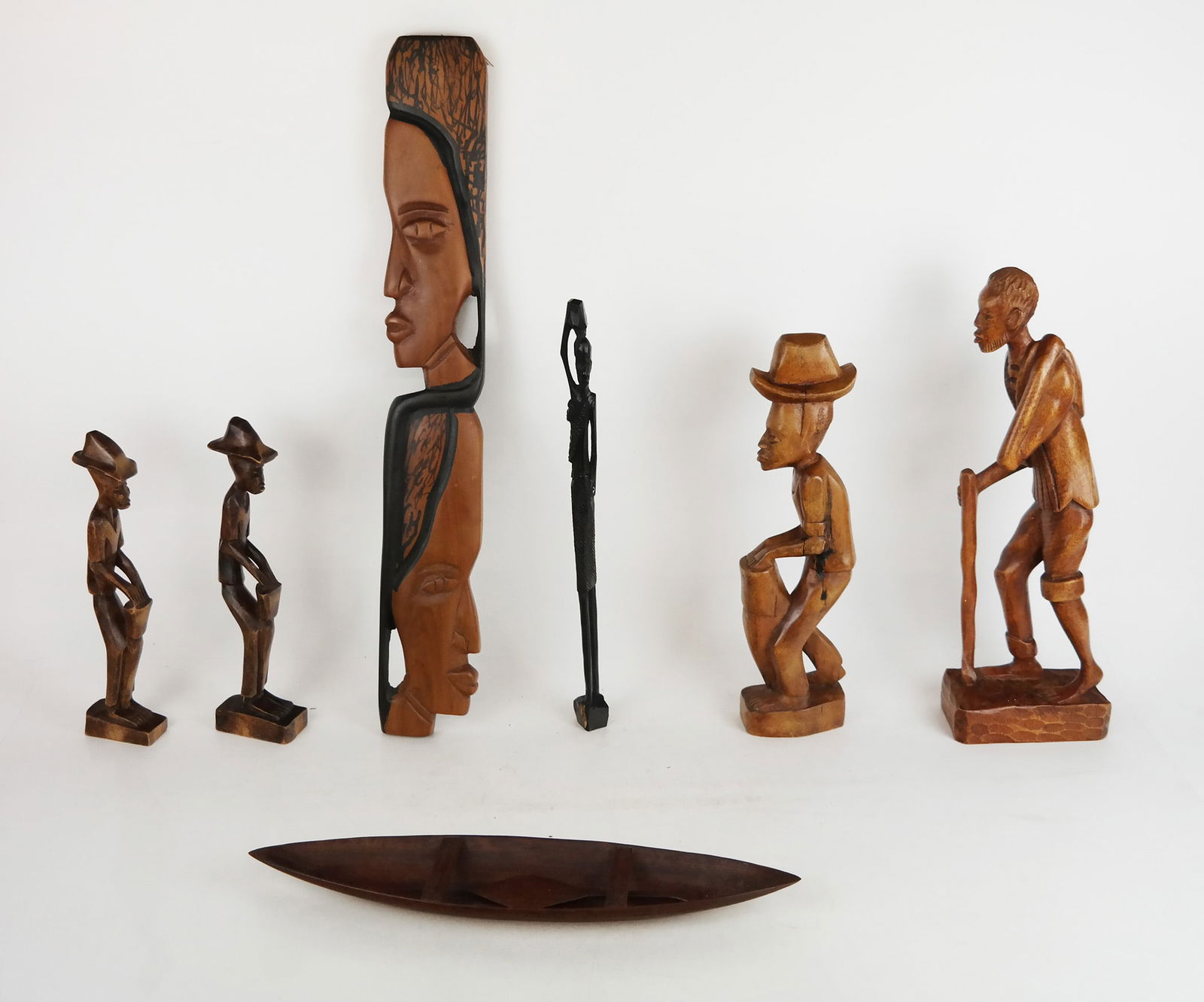 African Group of Carved Wood Figures (1 of 12)