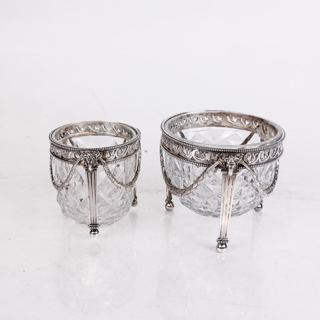 Two Silver Plate and Glass Bowls (1 of 5)