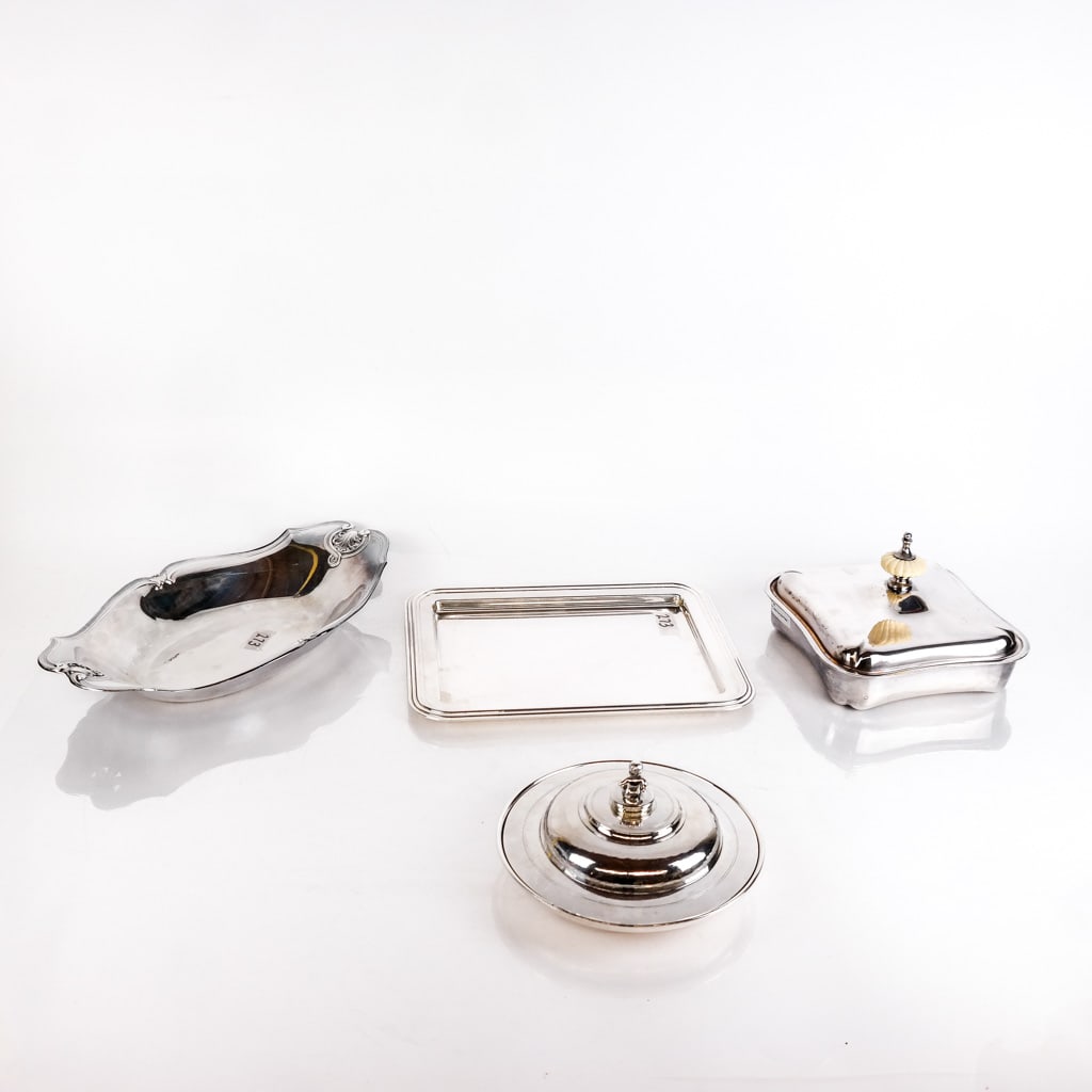 Four (4) Modern Silver Plate Articles (1 of 9)