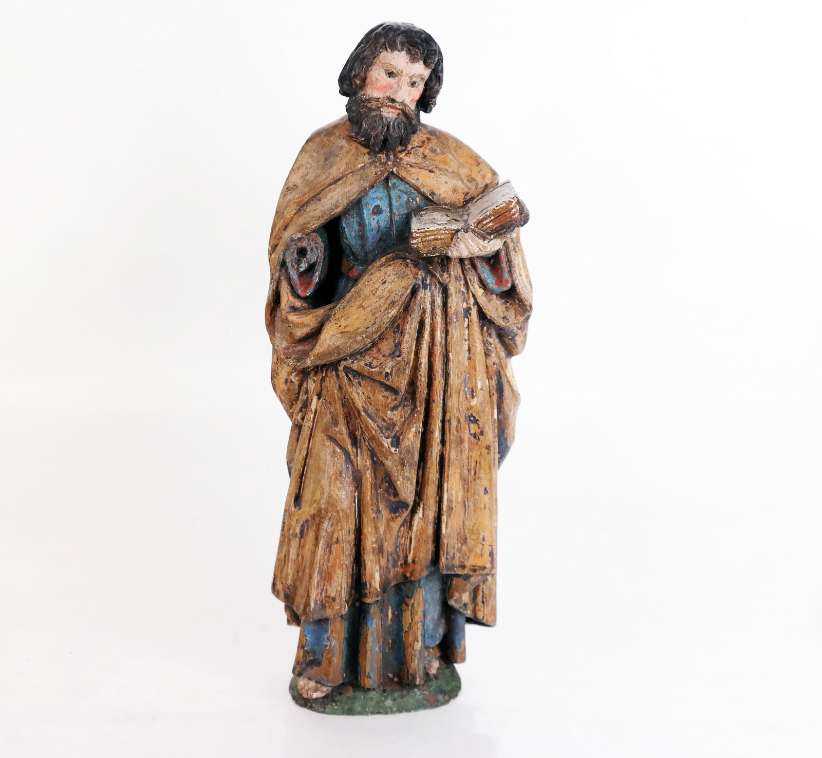 Continental Carved Polychrome Wood Sculpture (1 of 9)