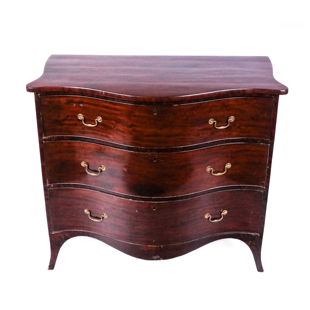 Antique George III Mahogany Commode (1 of 6)