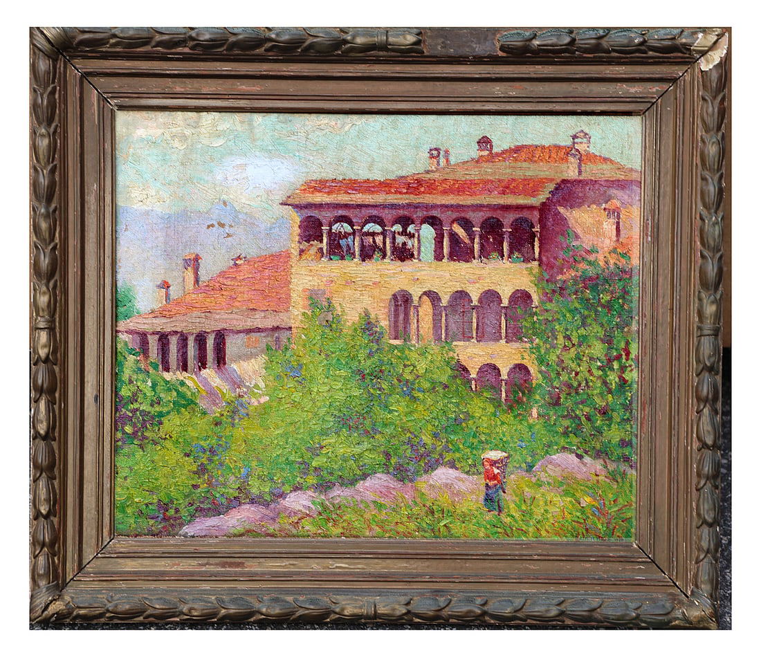 Edith M. MONO: Country Scene - Painting (1 of 4)