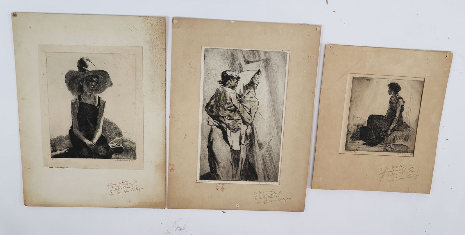 John Edward COSTIGAN: Three Lithographs (1 of 7)