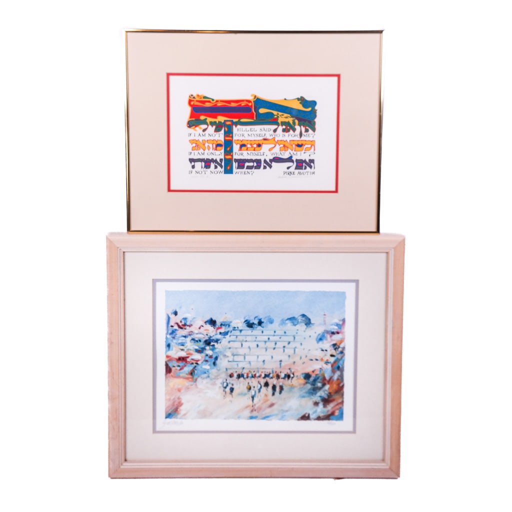 M. ROSENSTEIN & B. AVRAM: Two Lithographs (1 of 11)