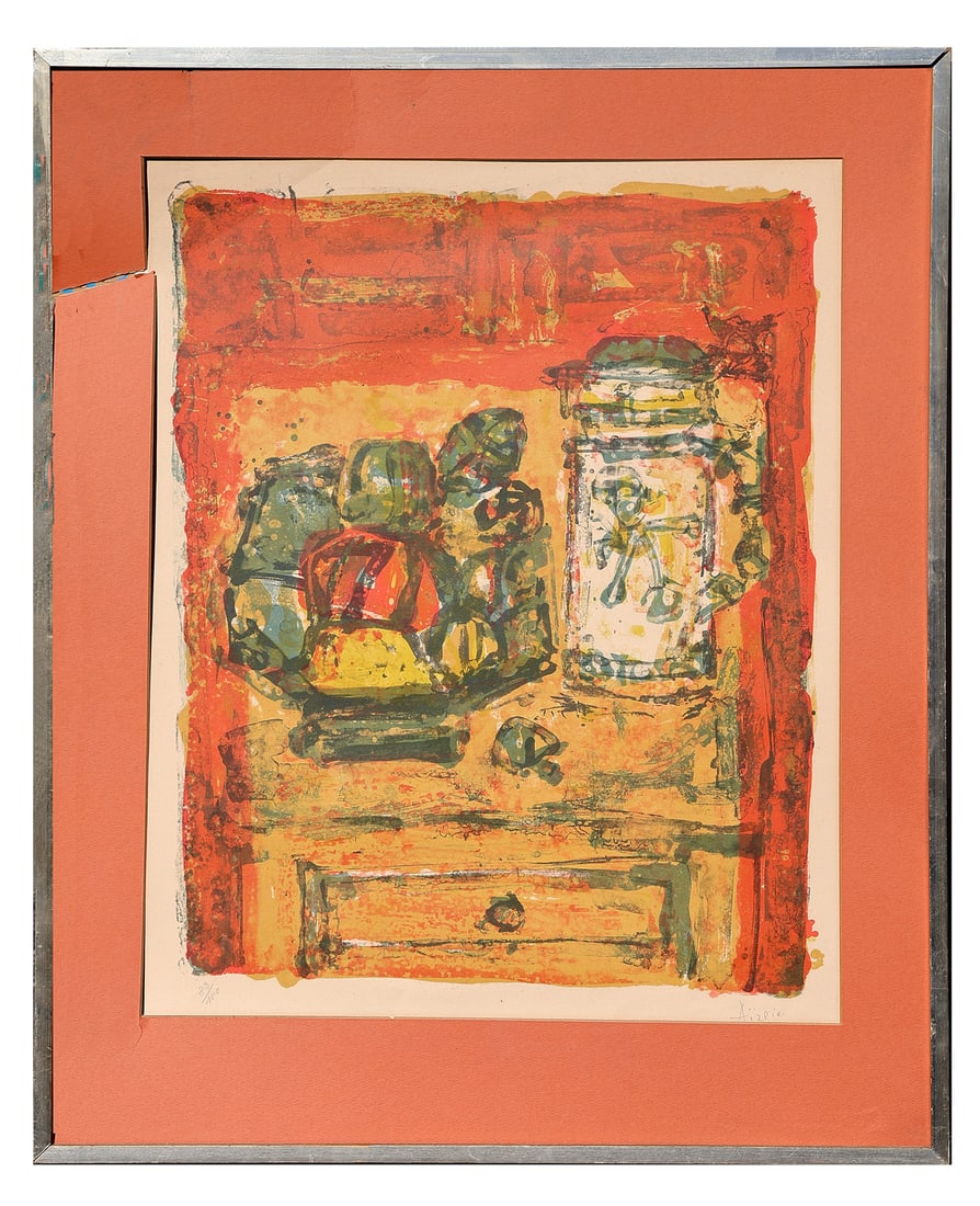 After Paul AIZPIRI: Absrtact Figures - Lithograph (1 of 2)