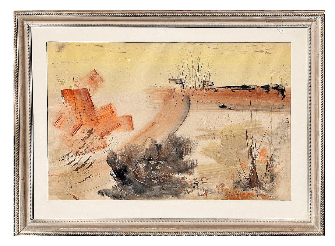 Dune Birds - Mixed Media on Paper (1 of 4)