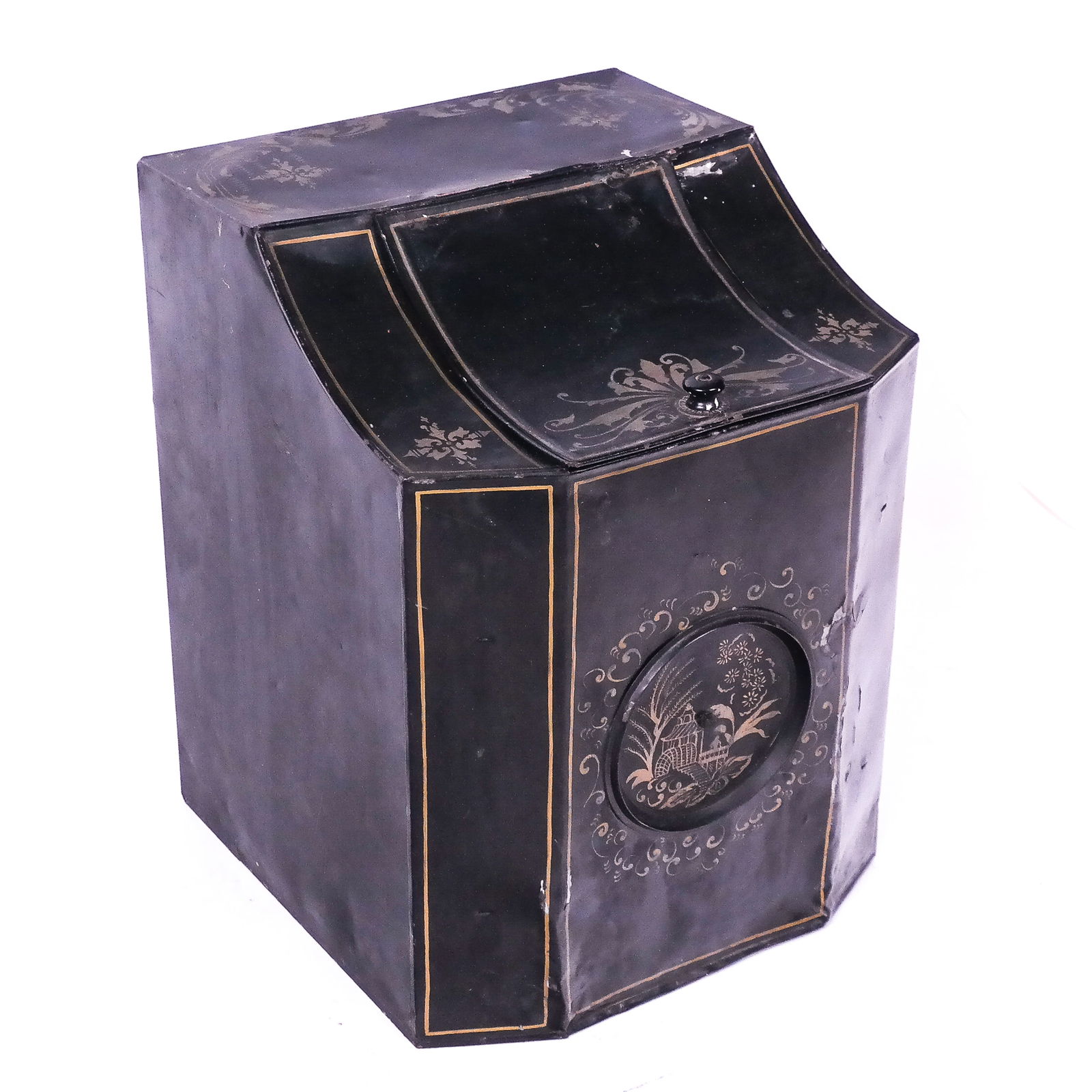 English Tole Tea Bin (1 of 16)