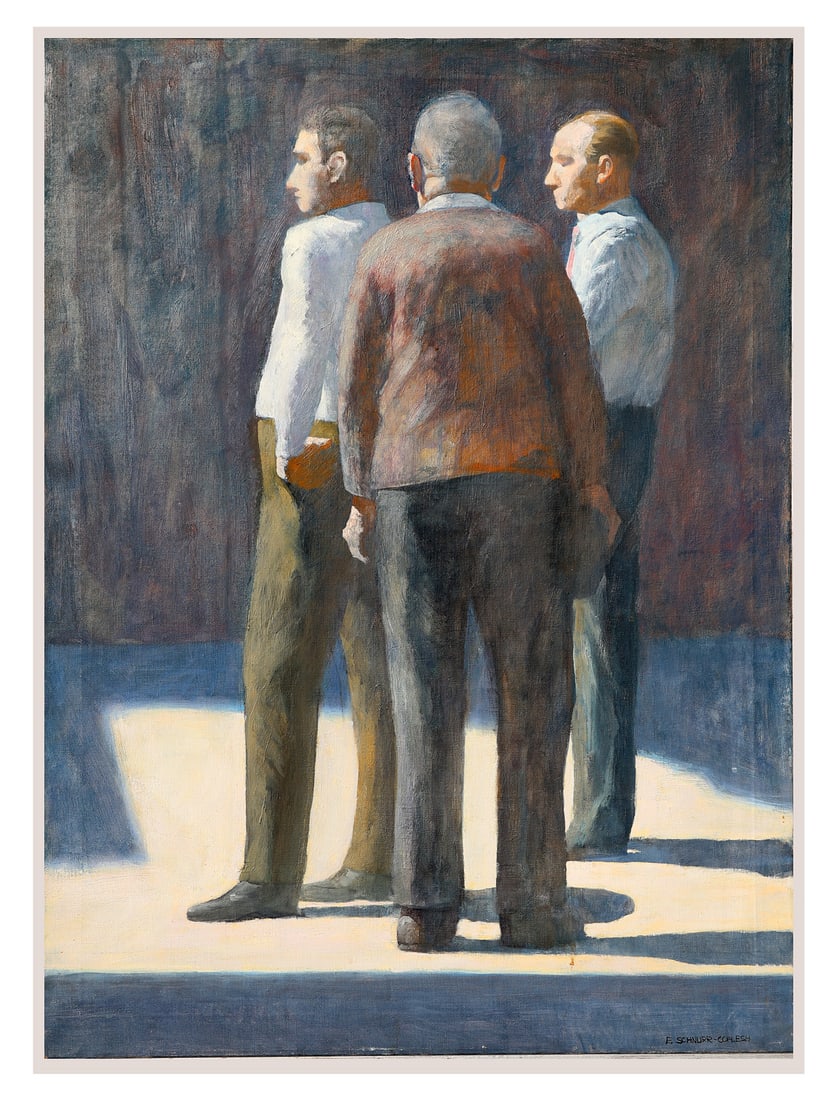 Elinore SCHNURR-COFLESH: Three Men - O/C (1 of 3)