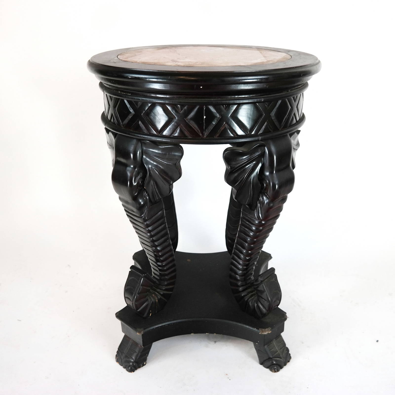 Elephant Head Pedestal Table / Stand Auction