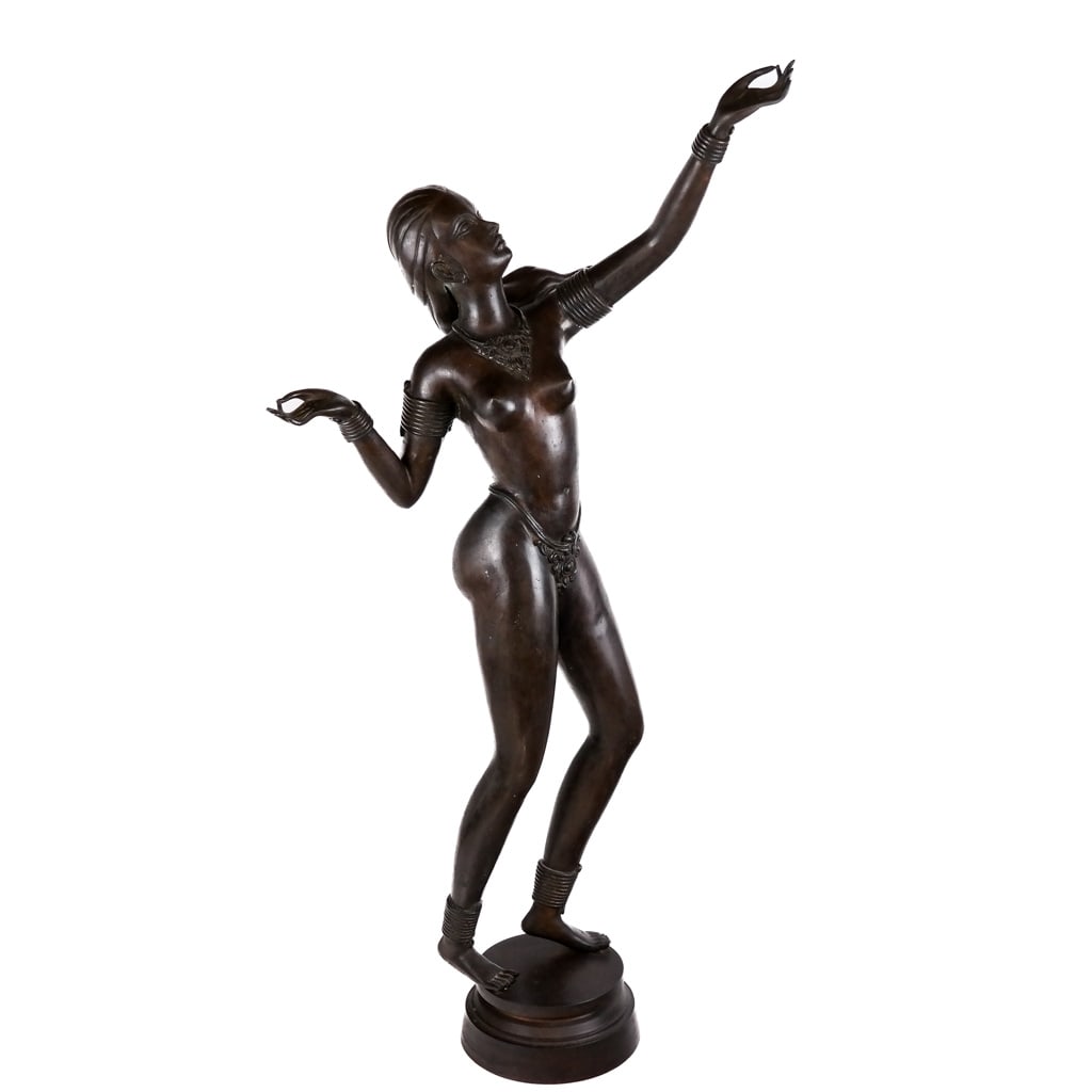 Southeast Asian Brass Sculpture of a Dancer (1 of 11)