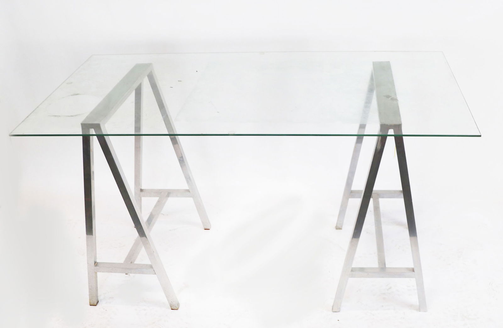 Polished Aluminum 1970s Table (1 of 10)