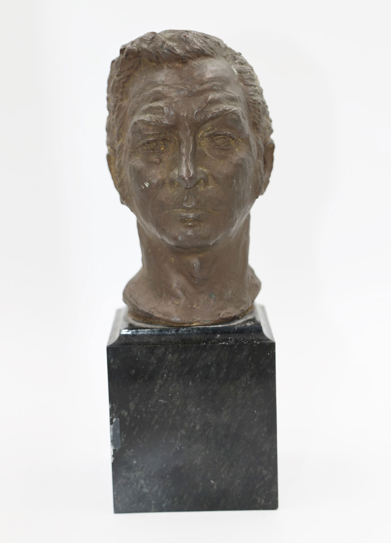 Bronze Bust of a Man on Marble Base (1 of 11)