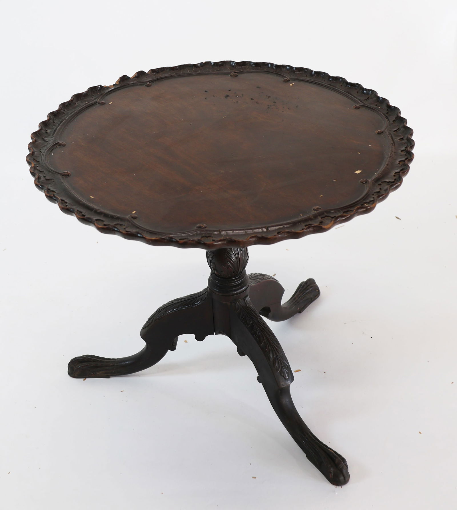 Antique Chippendale-Style Pie Crust Table (1 of 5)