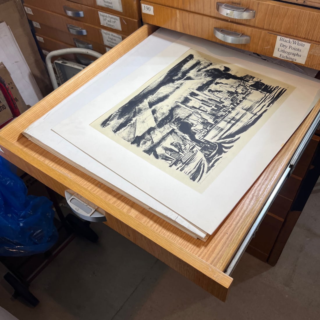 Adriaan LUBBERS: Six New York City Lithographs (1 of 6)