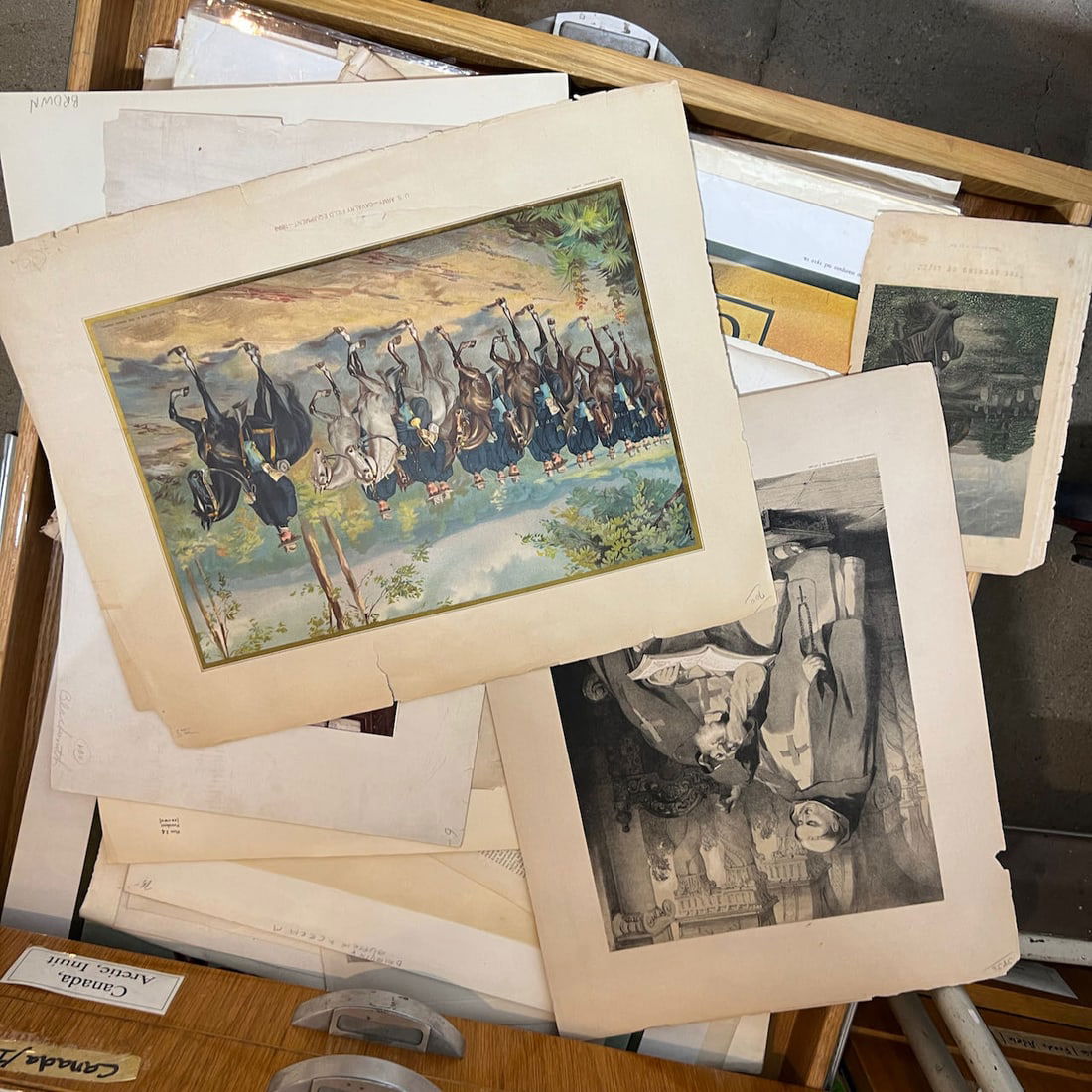 Assorted Antique Prints, Posters, Etc. (1 of 10)