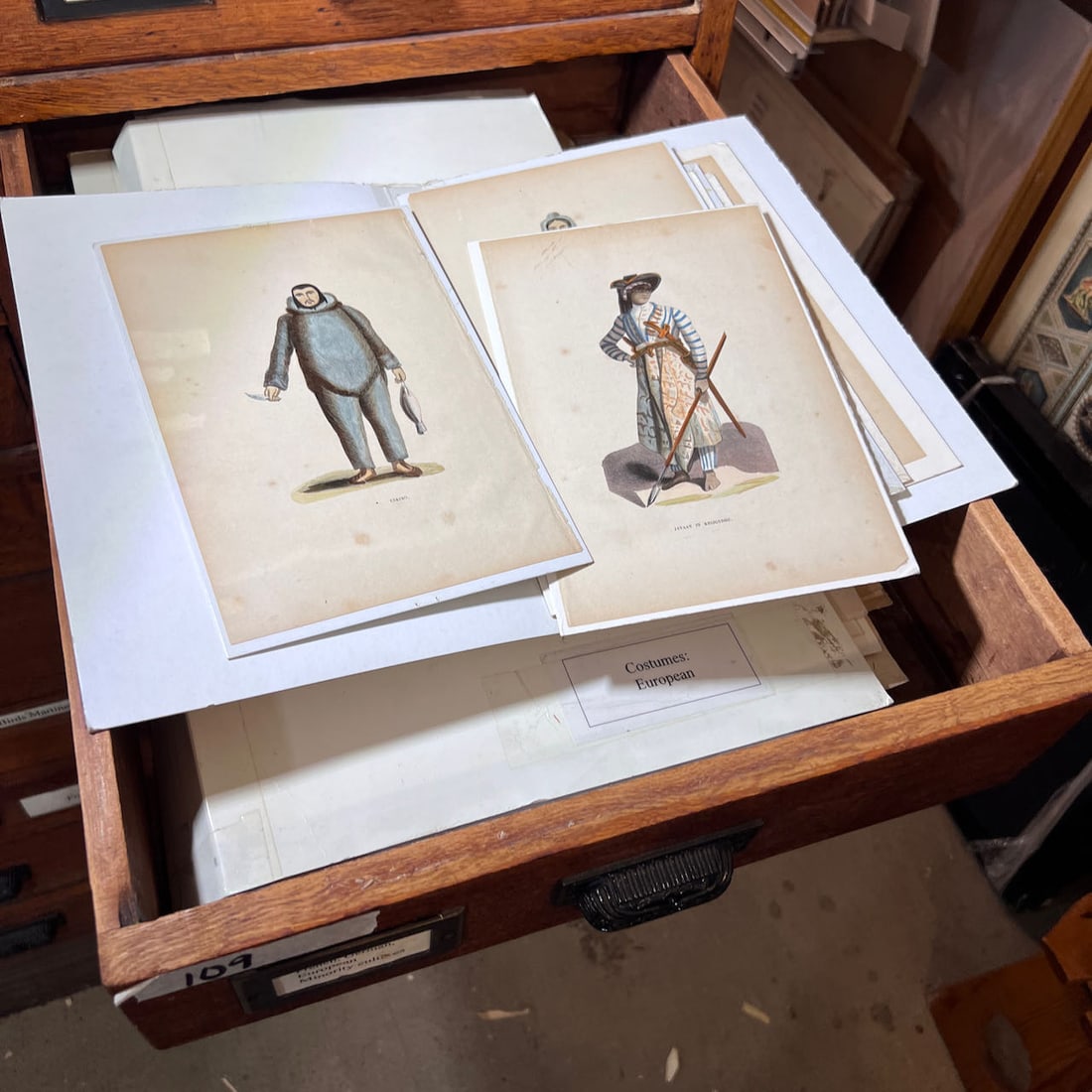 Assorted Antique Costume Prints (1 of 11)