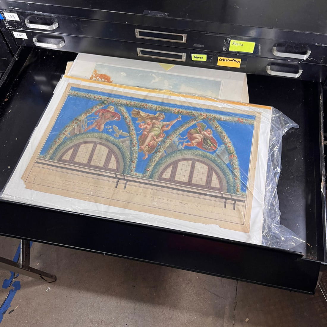 3 Antique Decorative Prints of Mythological Scenes (1 of 8)