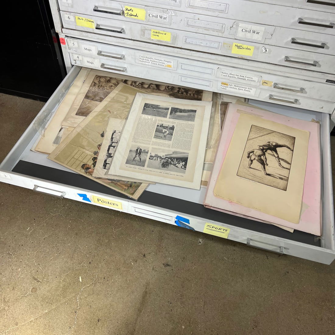 Assorted Vintage Sporting Prints (1 of 9)