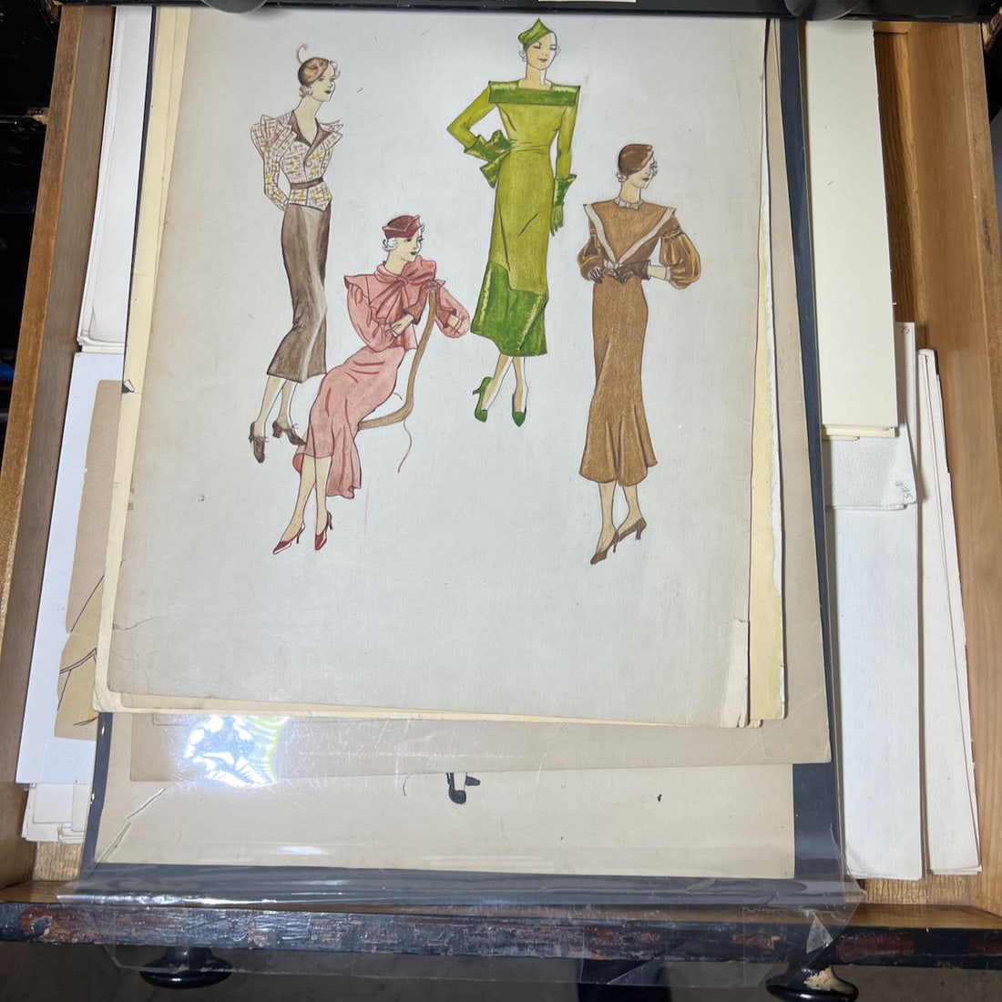 Assorted 18th-20th Century Fashion Prints (1 of 8)