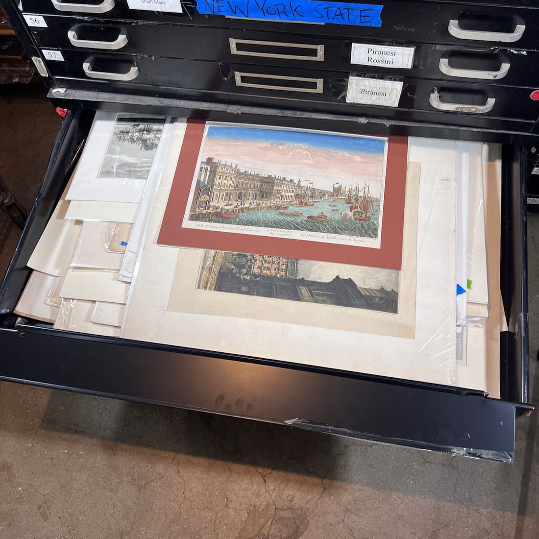 Collection of Antique Prints "Cities of the World" (1 of 12)